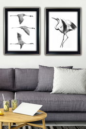 Wallity Cuadros Decorativos Enmarcados (Set de 2 piezas) de 35 x 45 cm
